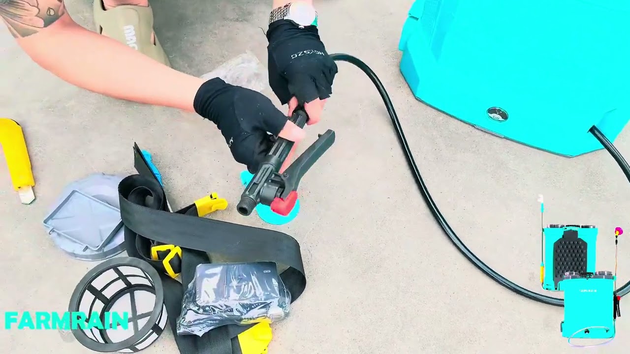 #electricsprayer assemble, How to assemble the Electric Knapsack Sprayer #FARMRAIN