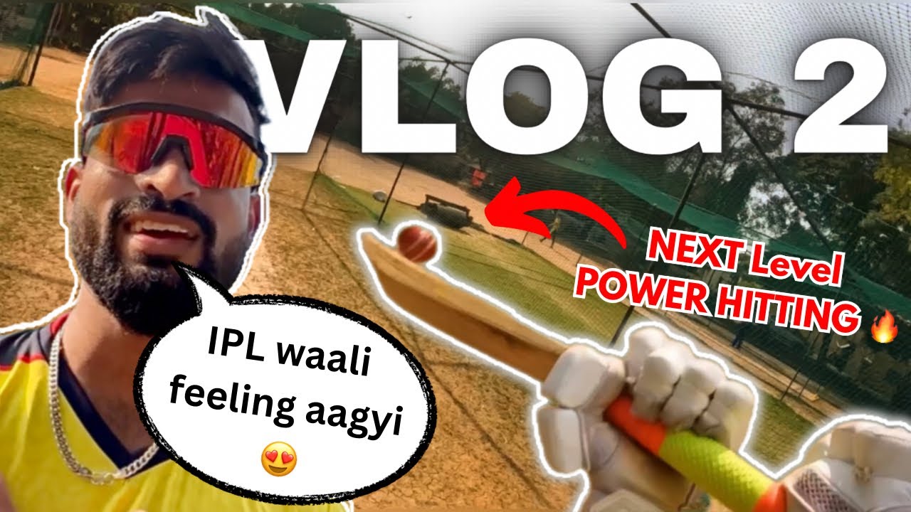 IPL Style NET Session kiya Aaj 😍🔥|  Ruthless POWER Hitting 🥵💥| GoPro View