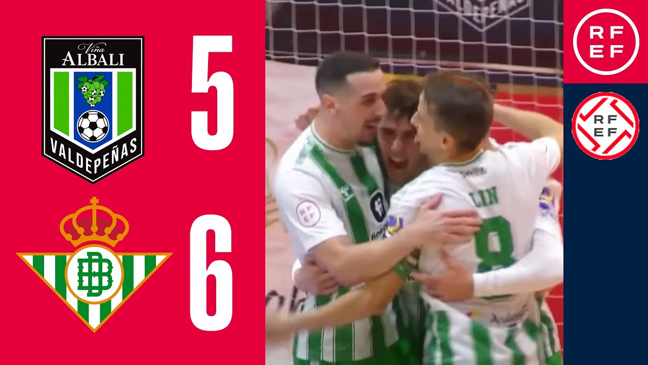 Resumen #PrimeraDivisiónFS | Viña Albali Valdepeñas 5-6 Real Betis | Jornada 13