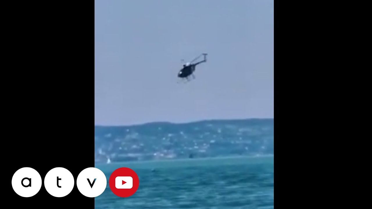 Rendkívüli hír: lezuhant egy rendőrségi helikopter a Balatonnál