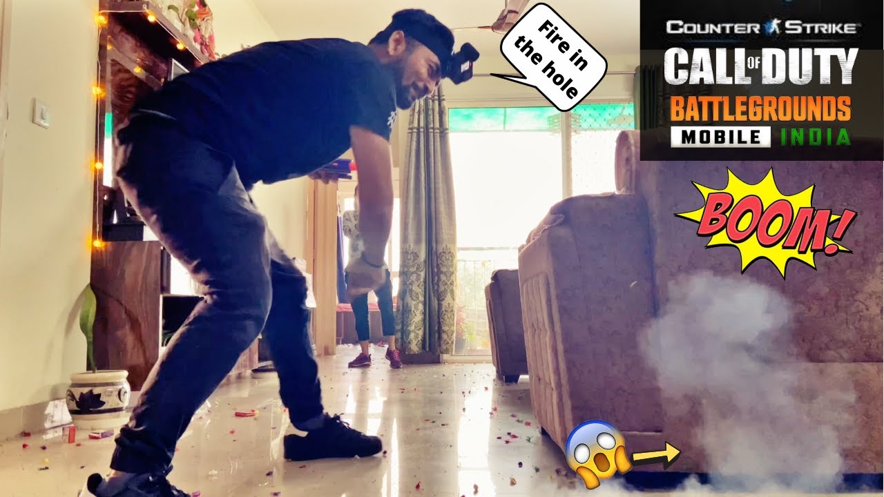 Ghar ko banaya Battleground, Counter Strike Warzone | BTS