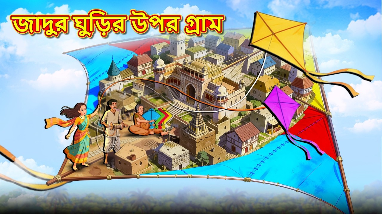 জাদুর ঘুড়ির উপর গ্রাম | New Bengali Stories | বাংলা গল্প | Bengali Golpo | Stories In Bengali