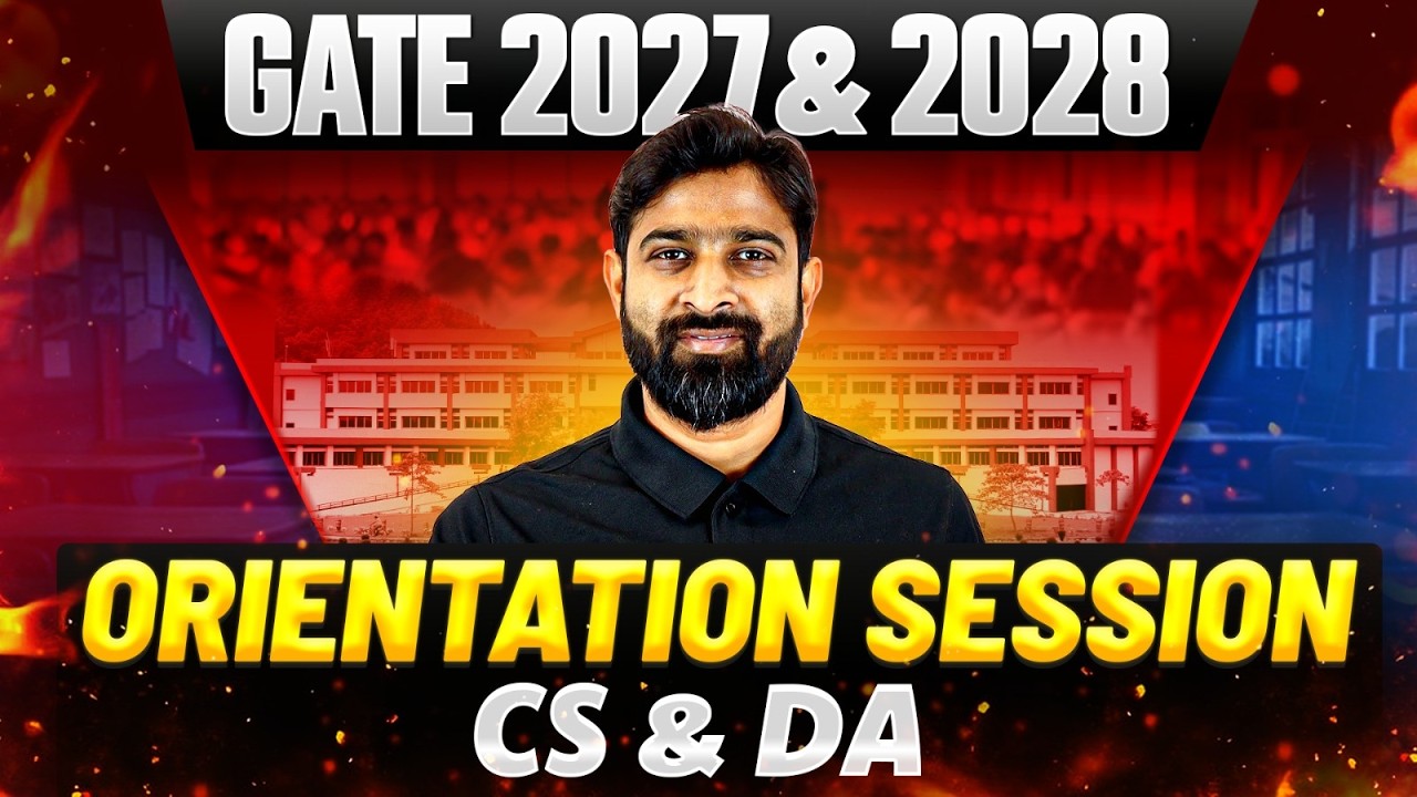 GATE 2027 & 2028 Orientation | Complete Preparation Roadmap