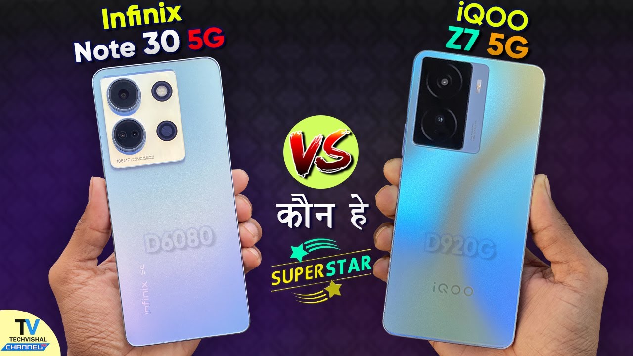 Infinix Note 30 5g vs iQOO Z7 5g Camera Test, Speed Test Which is BEST? | Infinix Note 30 5g Review