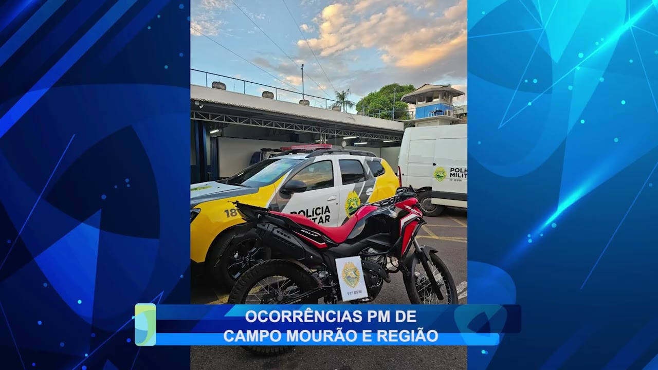 OCORRÊNCIAS DA POLÍCIA MILITAR EM CAMPO MOURÃO E REGIÃO