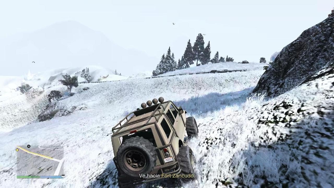 robando expedientes a la fuerza GTA V una misión espectacular