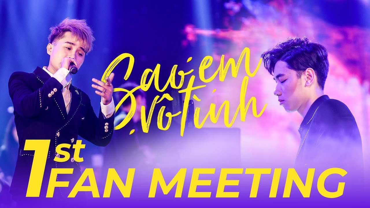 SAO EM VÔ TÌNH (LIVE) | JACK X ICM | 1ST FAN MEETING