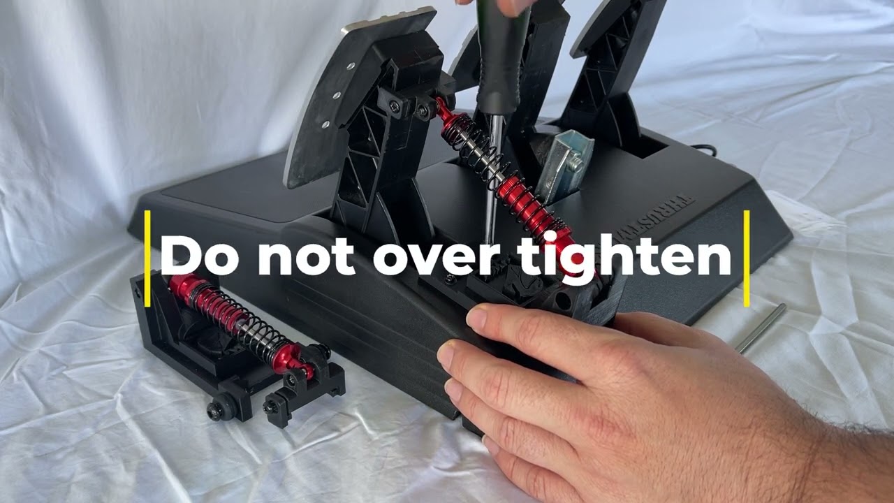 Spring Shock Pedal Mod for Thrustmaster T3PA Installation Video