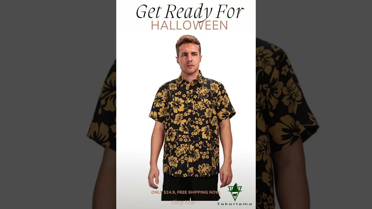Takerlama Raoul Duke Hawaiian Floral Shirt Hunter S Thompson Costume Fear And Loathing In Las Vegas