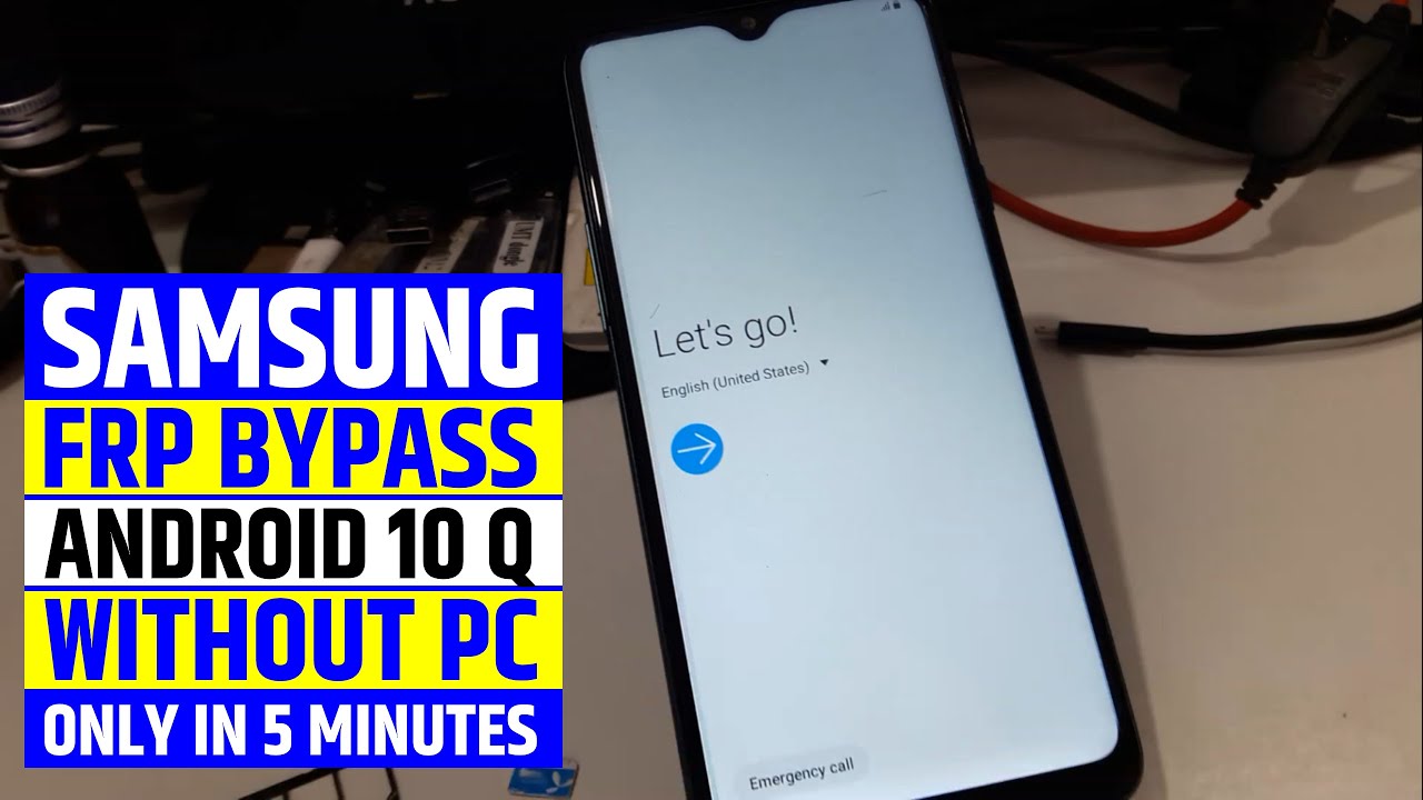 SAMSUNG FRP BYPASS ANDROID 10 Q WITHOUT PC Only in 5 Minutes