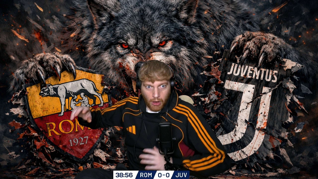 ROMA-JUVENTUS 3-3 😱 PARTITA FOLLE ALL’OLIMPICO | Reaction a caldo 🔥