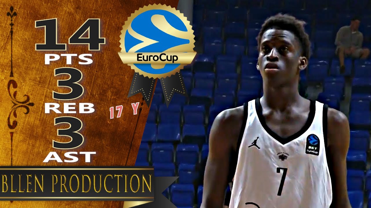 Cheichk Niang ('08) - 14 Pts Highlights｜Buducnost Podgorica vs Dolomiti Energia Trento｜2025.10.08