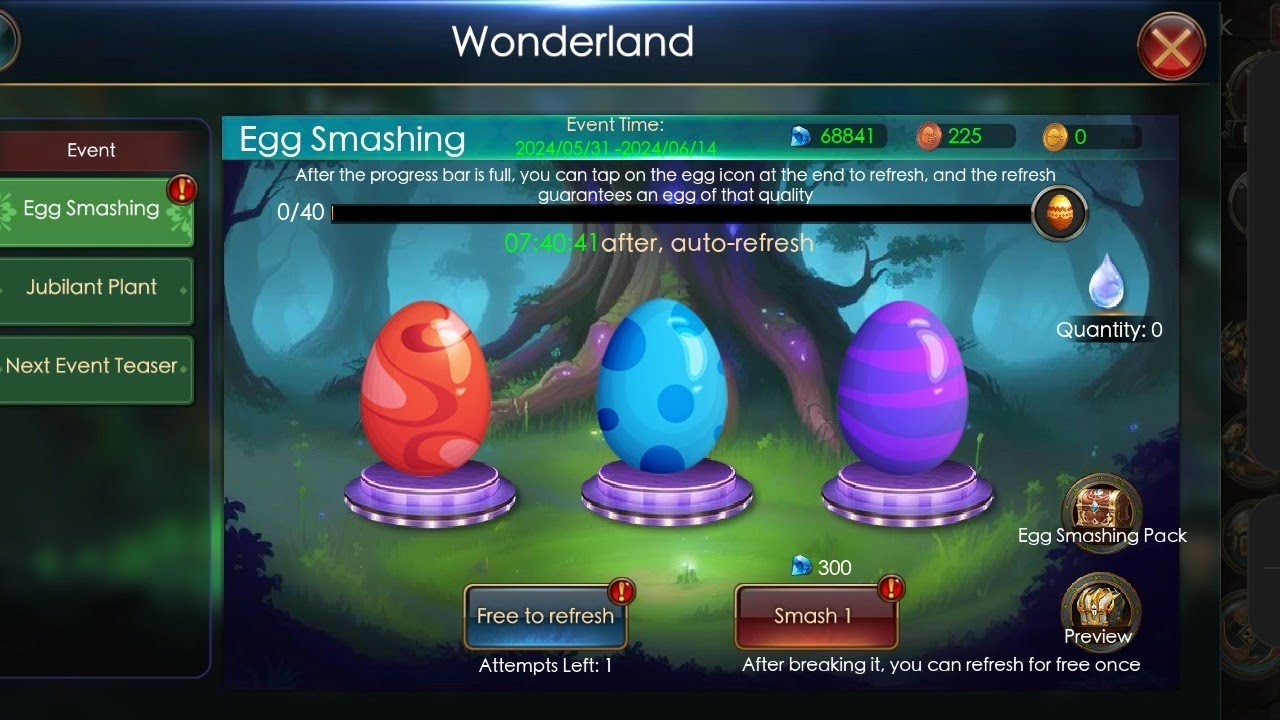 WONDERLAND EGG-SMASHING EVENT | Legacy of discord