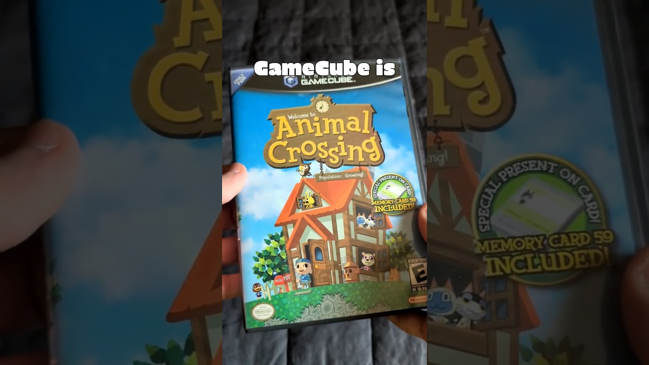 Animal Crossing уже 23 года... #retrogaming #animalcrossing #gamecube #nintendo #gaming