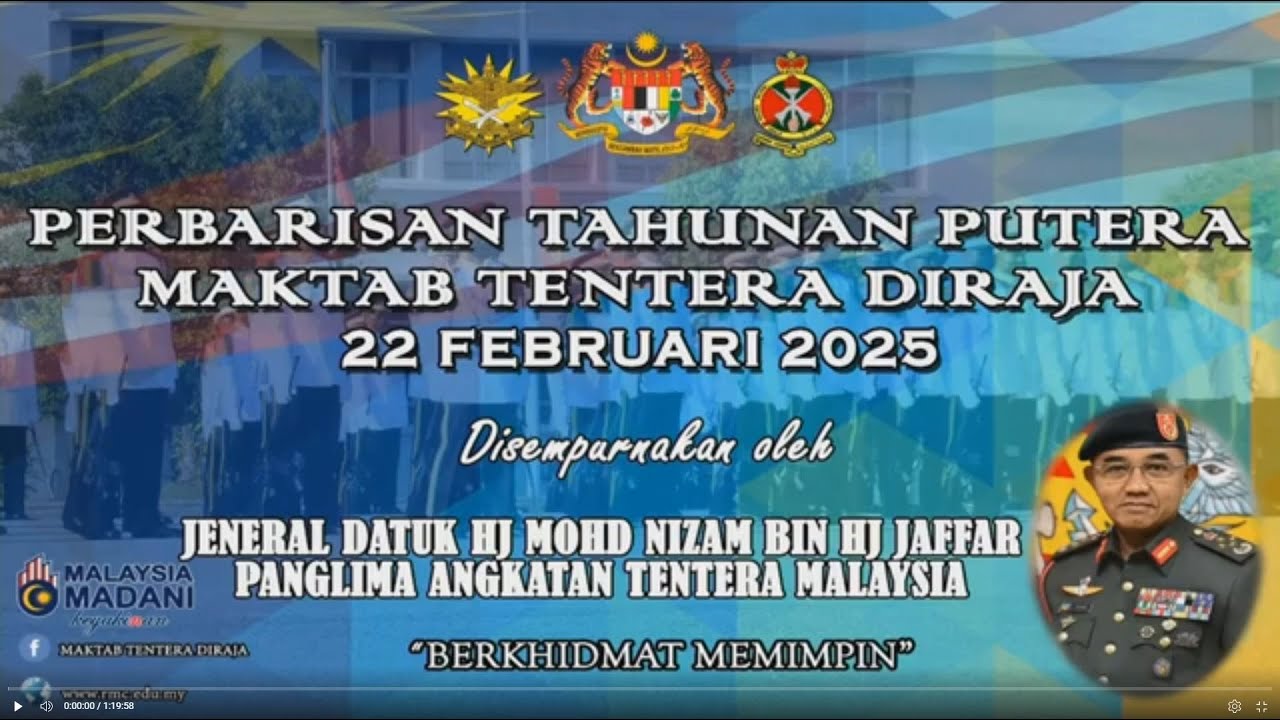 Perbarisan Tahunan Putera Maktab Tentera DiRaja Tahun 2024