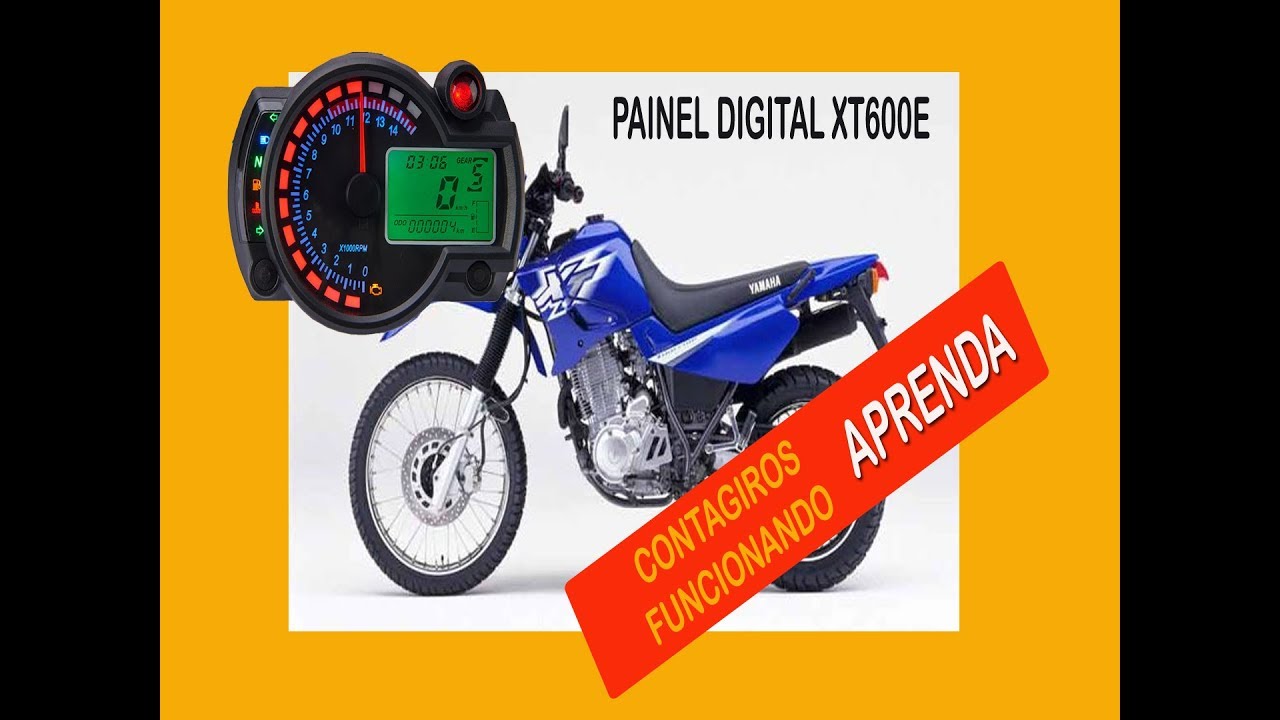Painel Digital na XT600E - Configuração e Ligação do Contagiros