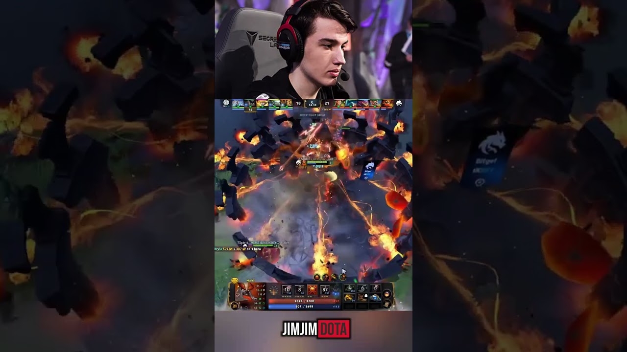 Collapse with deadly arena combo #dota2 #shorts #mars #collapse #teamspirit