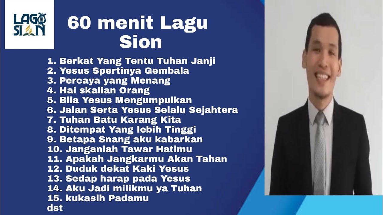60 Menit Lagu Sion Lama Saat Teduh