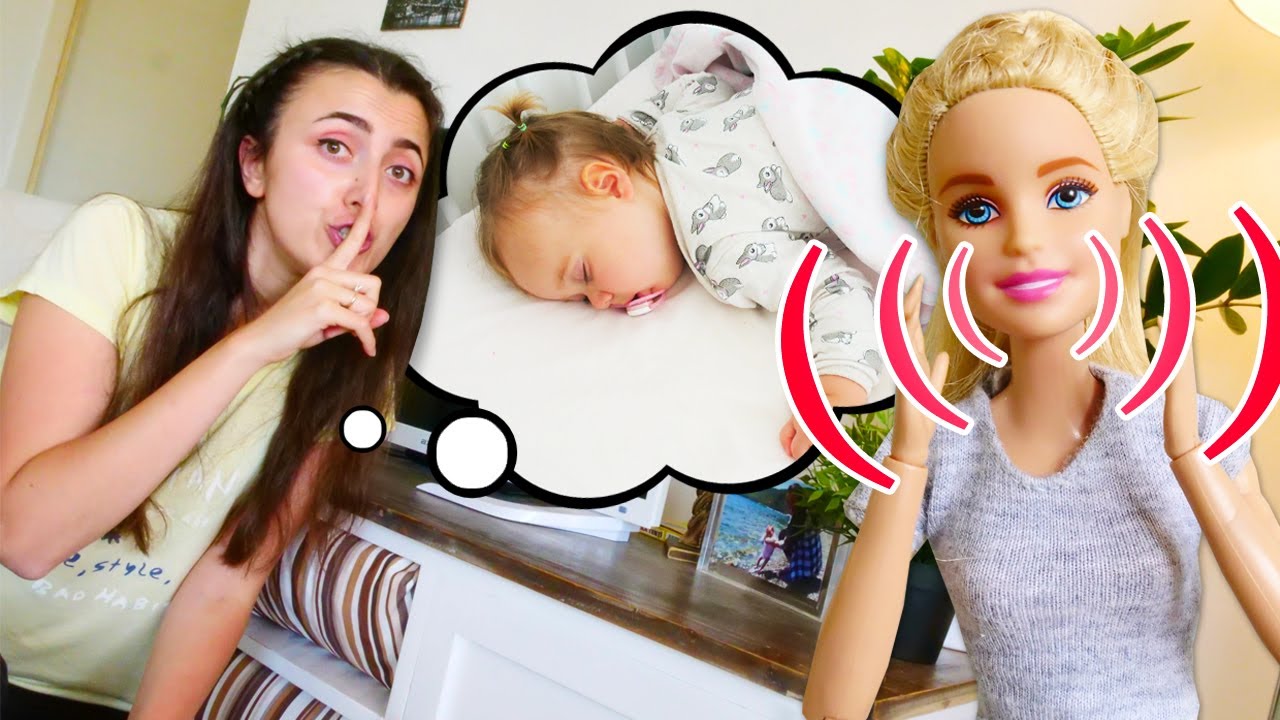 Barbie Sevcan 'ın evinde bebek Derin'in uykusunu kaçırıyor. Bebek bakma videosu
