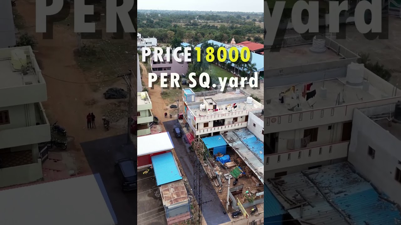 400 SQ YARDS PLOT FOR SALE IN PARGI VIKARABAD DISTRICT, PRICE 18000 PER SQ YARD.