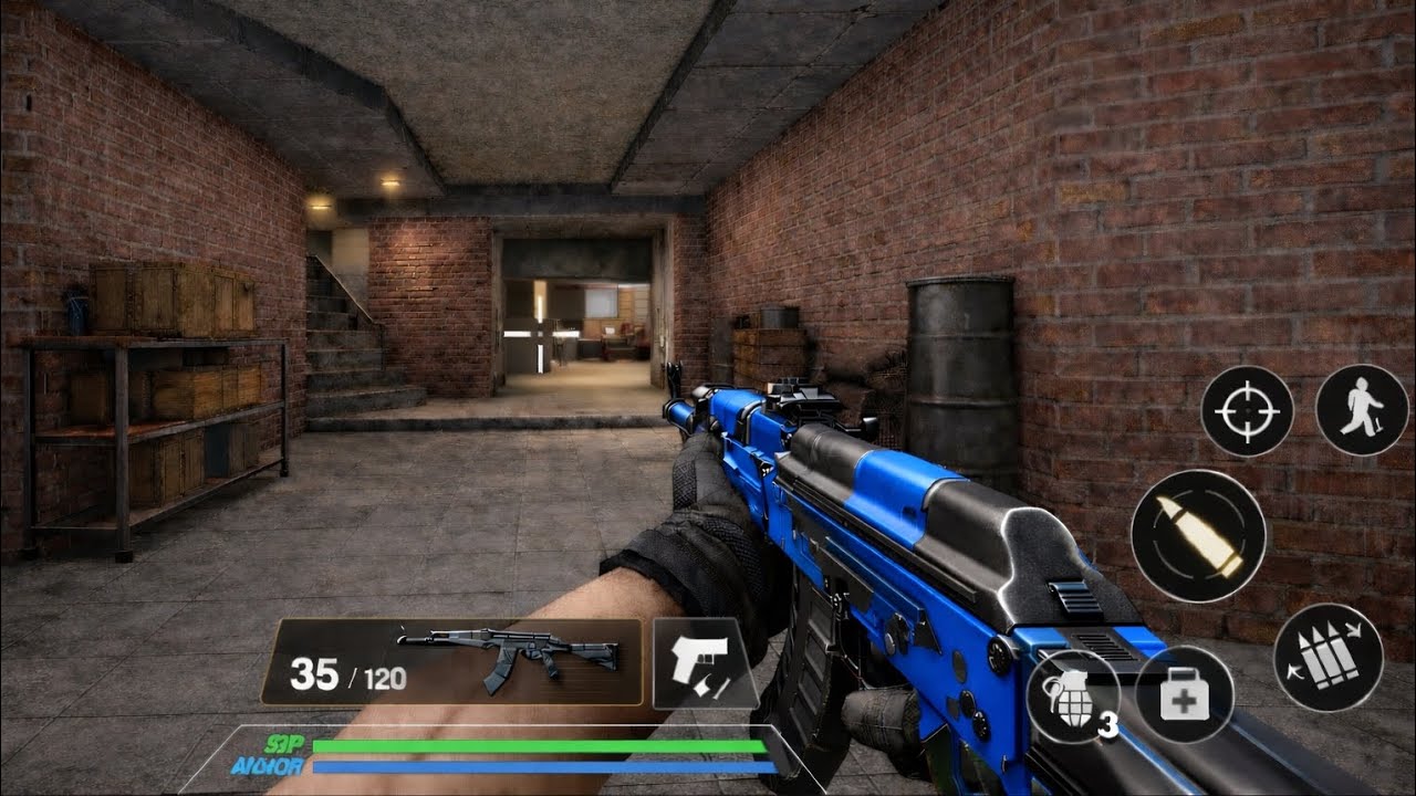 Intense FPS Gameplay with AK-47 | Epic Close-Range Battle 🔥 #32