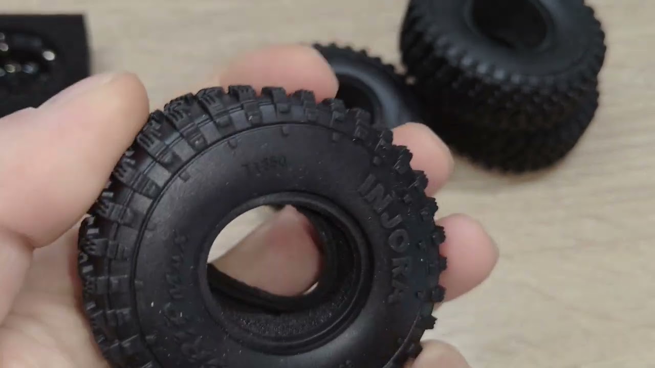 WPL C94 УАЗ 469.Замена стоковых колёс на injora.