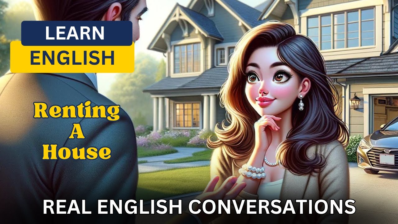 Real English Conversations | Renting A House | Learning English by conversation | Speaking