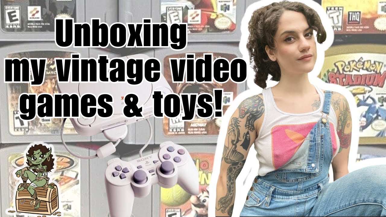 Unboxing Vintage Video Games & Toys: A Childhood Nostalgia Vlog