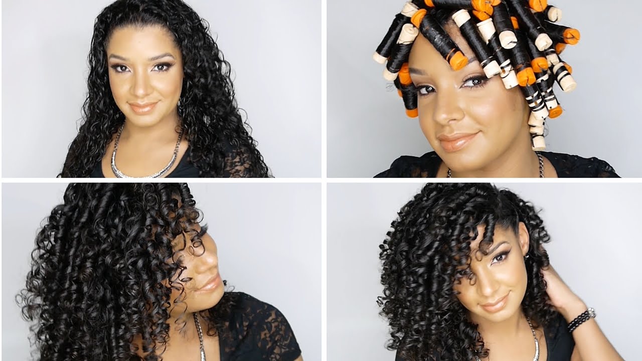 How To: Perfect Perm Rod Set On Natural Curly Hair Tutorial