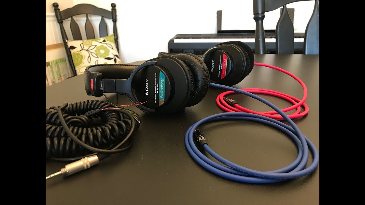 Replace Coiled Cable on Sony MDR-7506 and MDR-V6 Headphones