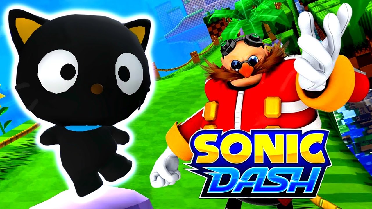 Sonic Dash - HELLO KITTY - Chococat VS Two Eggman Bosses PC 4K 60 fps