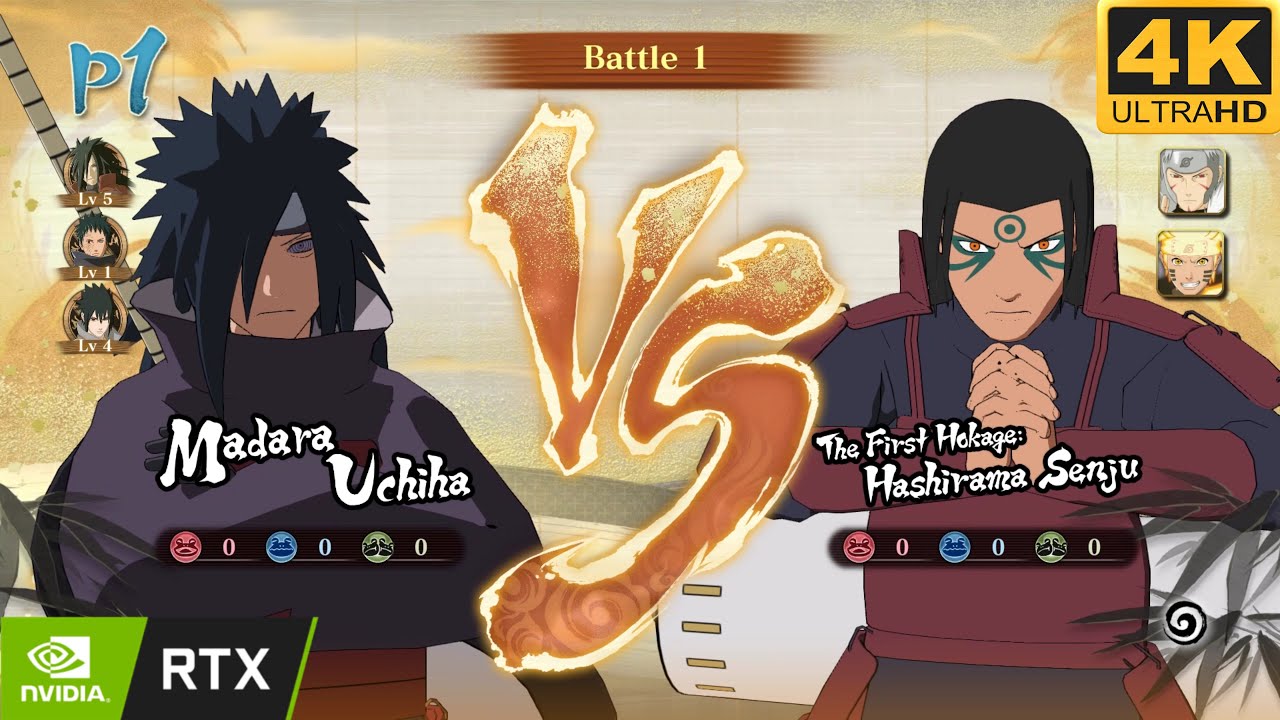MADARA VS HASHIRAMA || NARUTO X BORUTO Ninja STORM|| ULTRA HARD Gameplay (4K 60FPS HIGH SETTINGS)