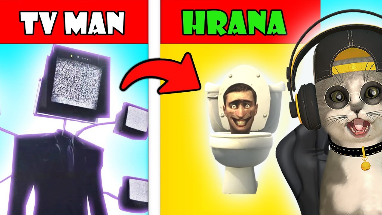 KOJU HRANU I PIĆE *SKIBIDI TOILET* KARAKTERI NAJVIŠE VOLE!?!?
