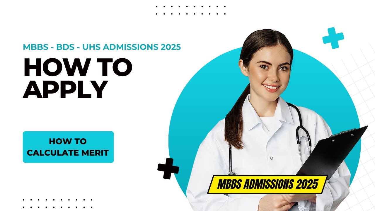 UHS Admissions 2025 Complete Information | Merit Formula | How to Apply