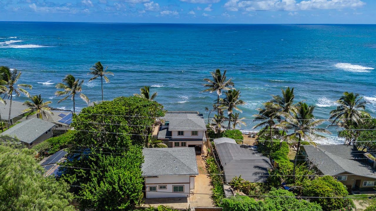 TWO luxury ocean front homes that have [ 5 ] potenial living spaces | 54 223 KAMEHAMEHA HWY