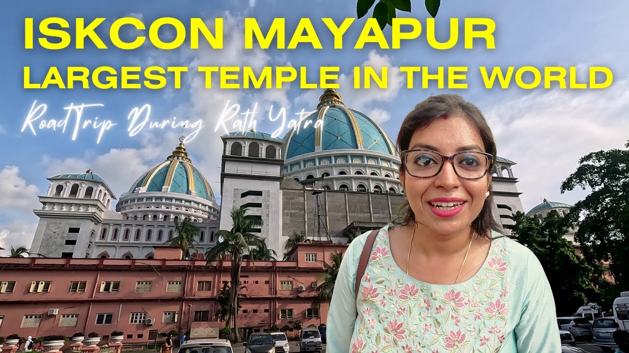 Road Trip to Iskcon Mayapur Temple 2024 |Lunch at Mother's Hut Krishnanagar| Iskcon during Rathyatra