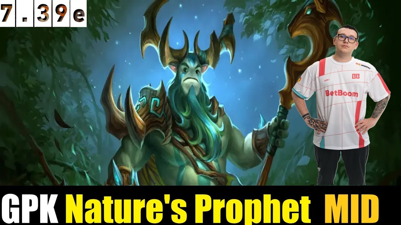 GPK [Nature's Prophet] MID 7.39e- DOTA 2 HIGHEST MMR MATCH#dota2gameplay  #dota2   #gpk