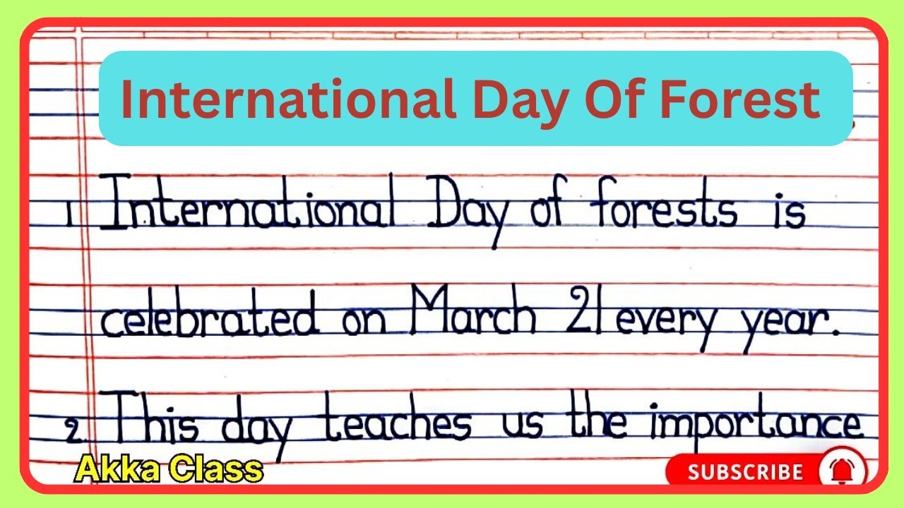 Forest essay in English 10 lines | 10 sentence on forest | 10 lines on forest | Essay on forest