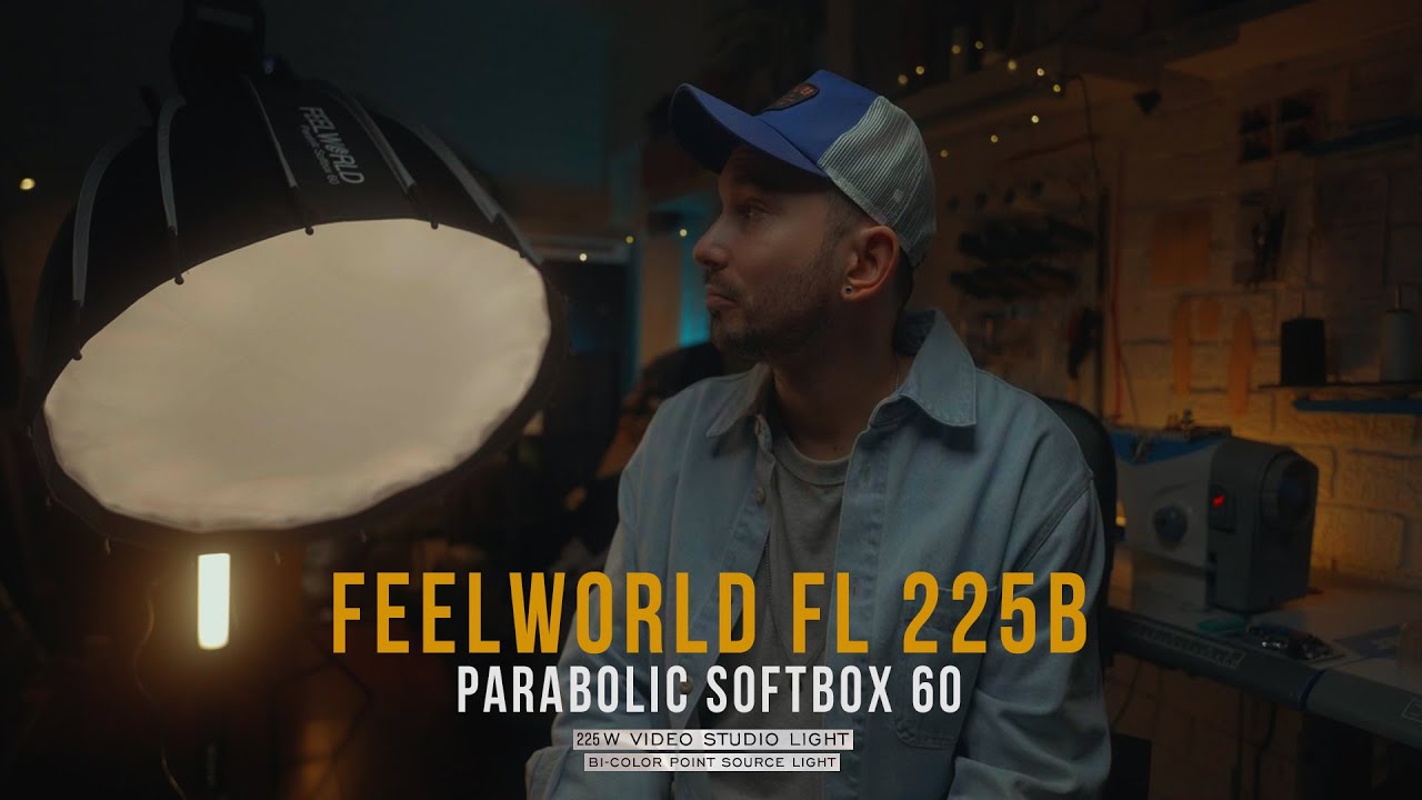 FEELWORLD FL 225B | Мощнецкий видео свет | Распаковка Parabolic Softbox 60