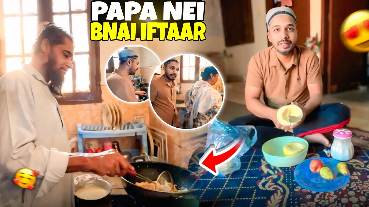 Aaj Papa Or Mene Sbke Liye iftaar Bnai😍| Pakory Jala Diye😂