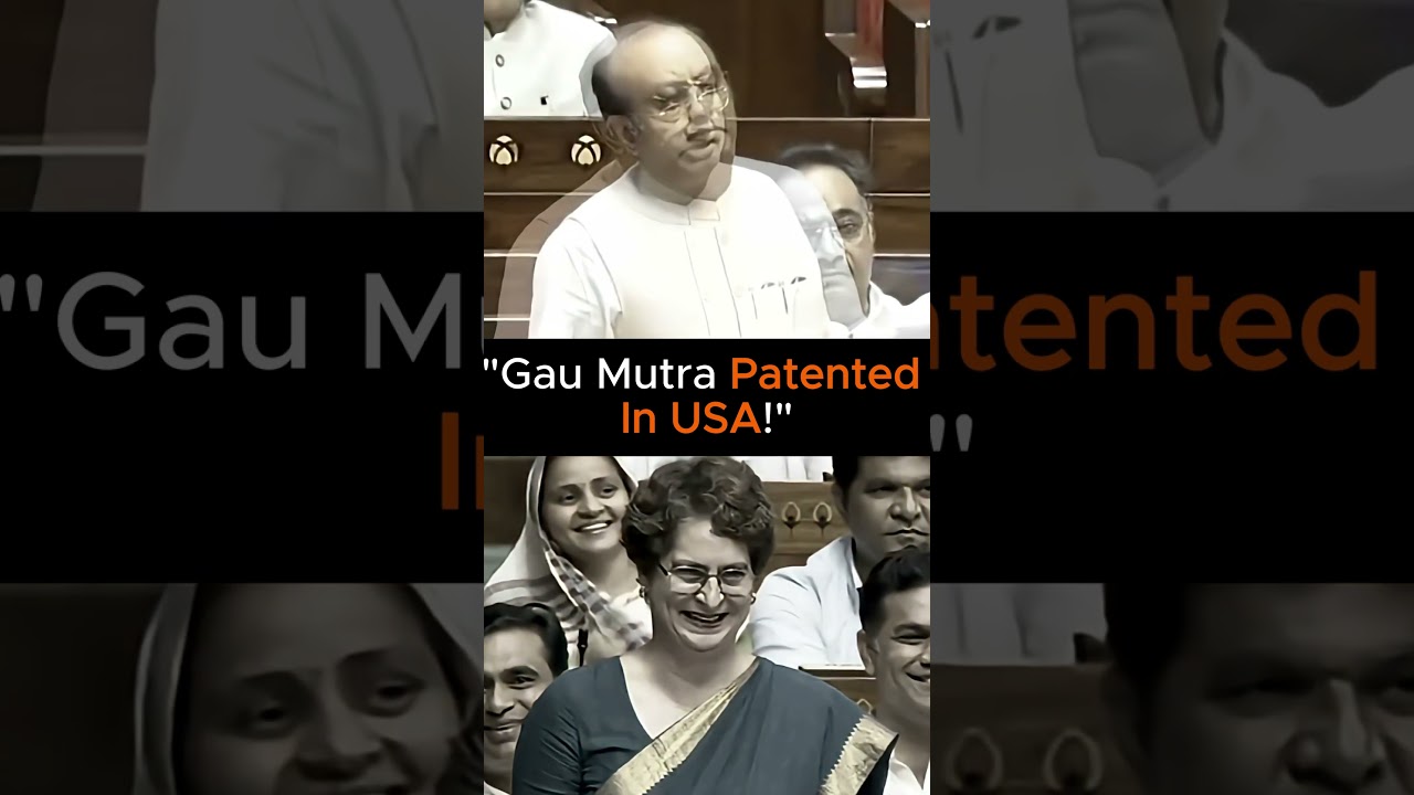 Sudhanshu Trivedi Reply Priyanka Gandhi on Gau Mutra Patented In USA #shorts