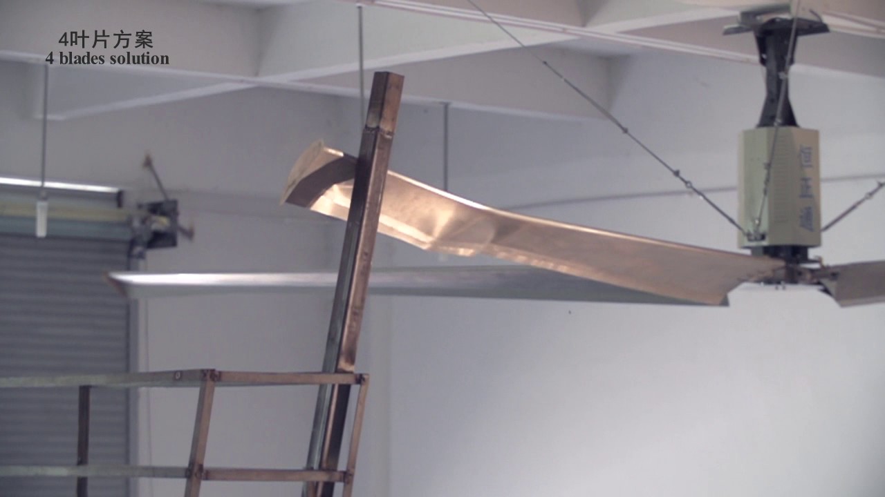 Honyton collision test for HVLS FAN