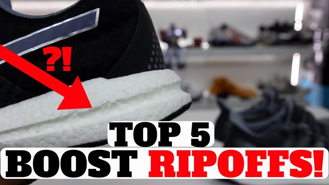 Top 5 ADIDAS BOOST Ripoffs From Other Brands!