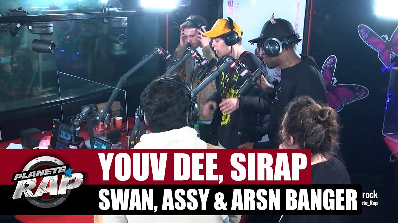 Youv Dee - Session freestyle avec Sirap, Assy, Swan & Arsn Banger ! #PlanèteRap