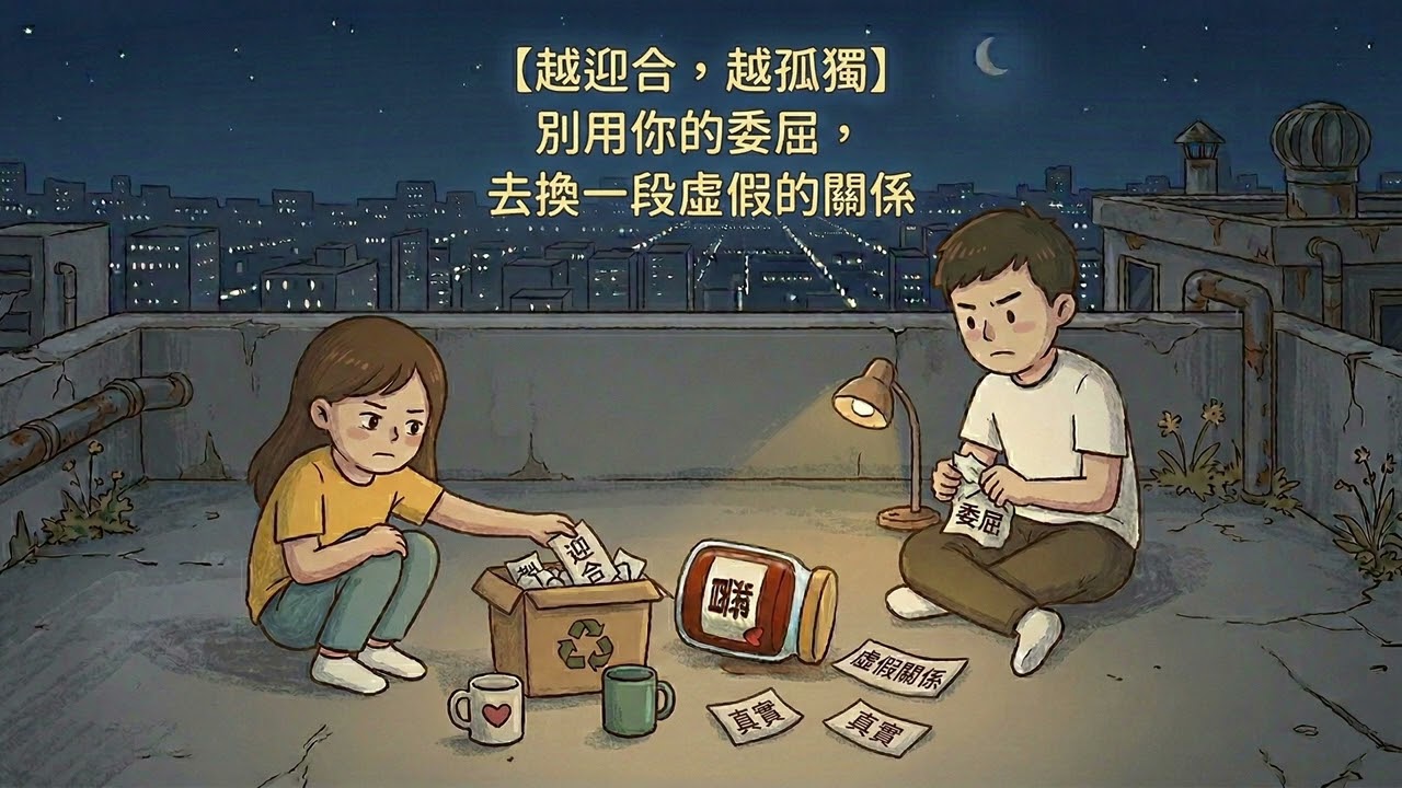就醬過日子｜【越迎合，越孤獨】別用你的委屈，去換一段虛假的關係