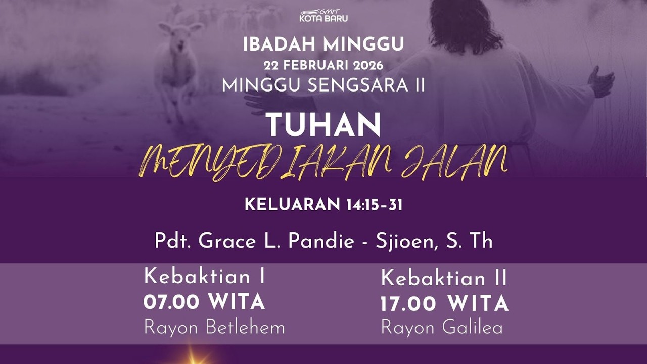 Ibadah Minggu 22 Februari 2026 | Pk. 07:00 pagi