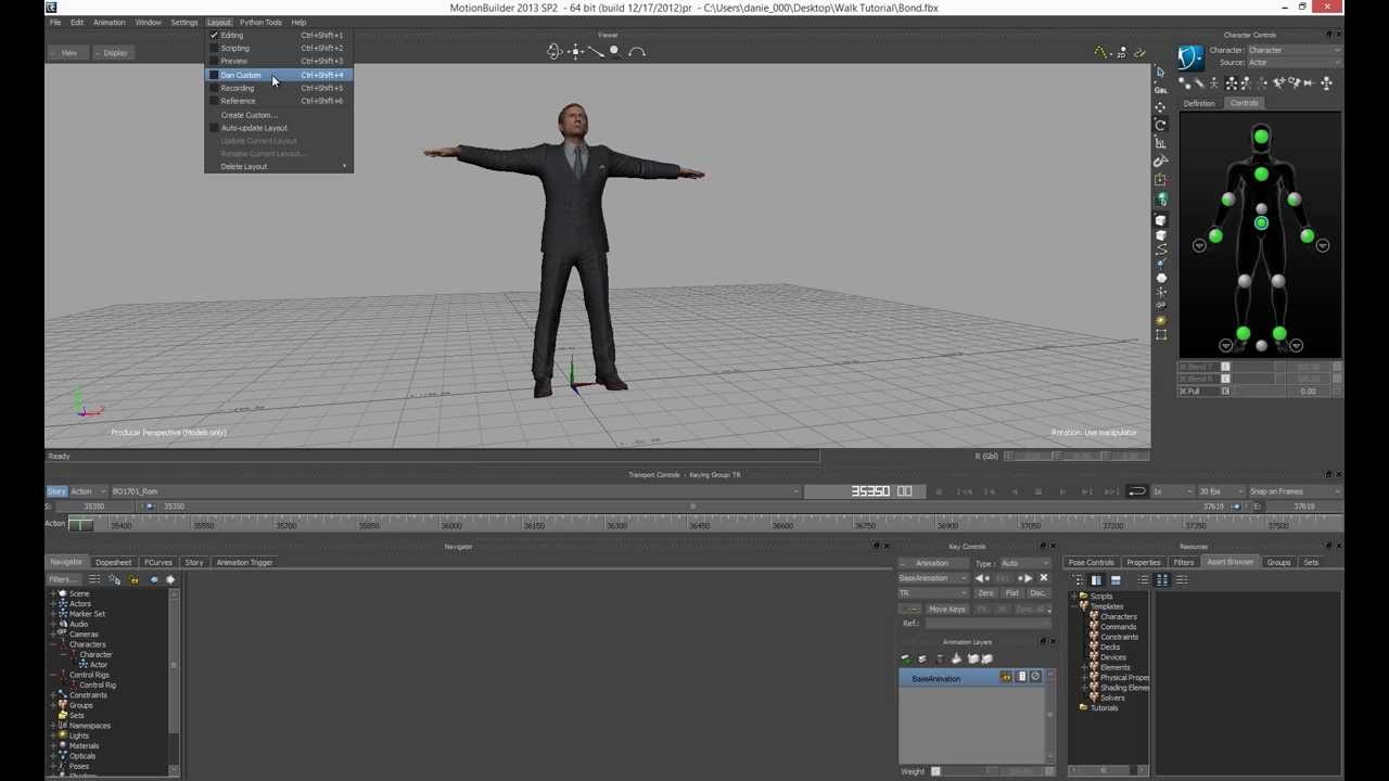Motionbuilder Mocap Clean-Up for Games