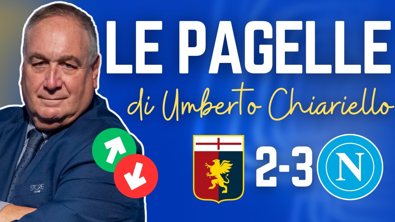 LE PAGELLE CHIARIELLO a CAMPANIA SPORT dopo Genoa-Napoli 2-3 del 7/2/2026 | CANALE 21