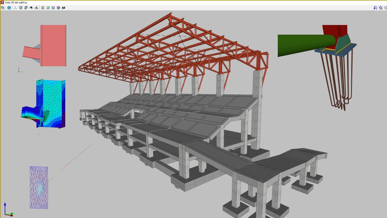 CERCHA EN VOLADIZO | Conexiones CYPE 3D | TRUCOS DE DISEÑO | Concepto Lámina