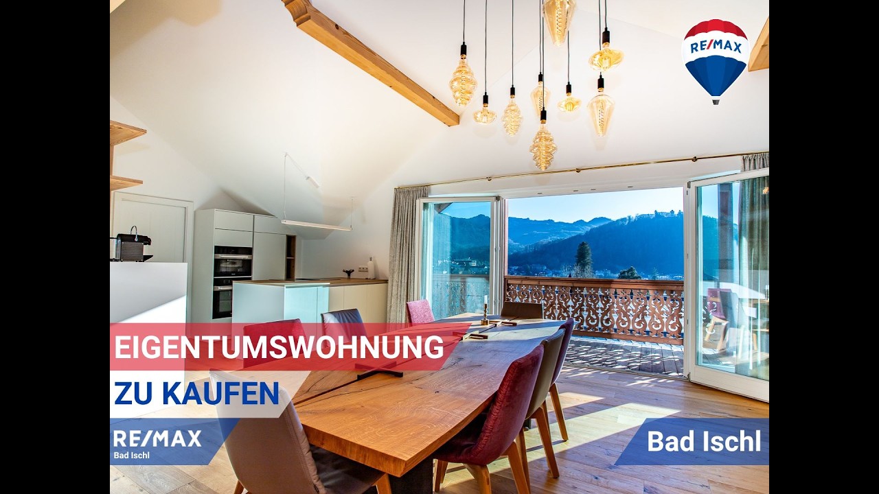 Wunderschöne, großzügige Dachgeschosswohnung in sanierter Stadtvilla – zentrale Lage in Bad Ischl